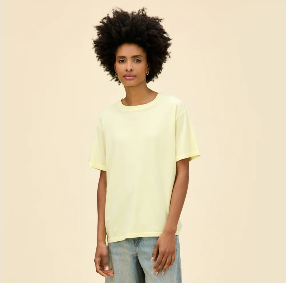 Daydreamer Pale Yellow Crewneck Tee